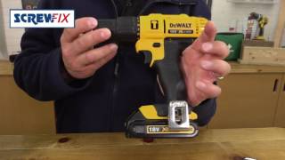 Screwfix  DEWALT DCD776S2TGB 18V 15AH LIION CORDLESS COMBI DRILL [upl. by Raffin734]