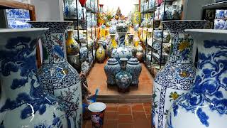 Bat Trang Ceramics Market  More Than One Vase [upl. by Vilma]