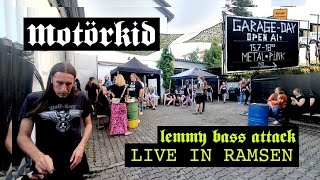 MOTÖRKID  LEMMY BASS ATTACK 2023  FULL CONCERT  GARAGEDAY RAMSEN  MOTÖRHEAD COVER [upl. by Macdermot]