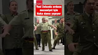 Yeni Zelanda ordusu mezuniyet için Haka dansı yapıyor shorts keşfet dans [upl. by Notfilc]