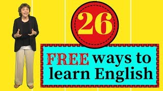 26 ways to learn English for free [upl. by Latsirhc324]