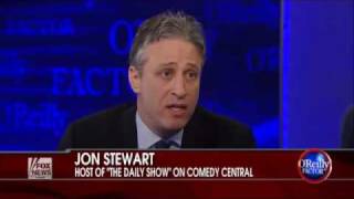 Interview of Jon Stewart by Bill OReilly Full Unedited Pt 3 of 5 [upl. by Hallutama]