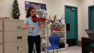 Alexa and Casey and Arvida Middle School Orchestra score at County Solo and Ensemble [upl. by Eelra]