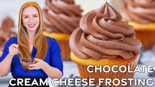 Chocolate Cream Cheese Frosting Recipe [upl. by Noirda]