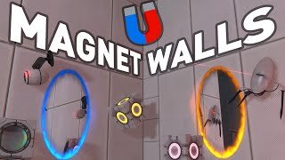 Portal 2 but the Walls are Magnetic [upl. by Sokim]