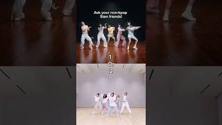 Which is the correct choreo EASY🤔 choreo kpop fyp illit viral magnetic kpopstan [upl. by Nauqyaj]