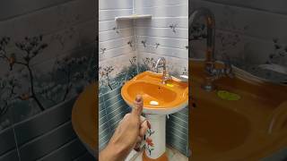 wash basin fittingwash basin design plumbing plumber work short [upl. by Jemina514]