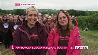 Amy Dowden Giovanna Fletcher Discuss Their Charity CoppaFeel Trek On Lorraine 13062024 [upl. by Bloem472]