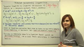 Primena dekadnog logaritma  Matematika II [upl. by Ojybbob]