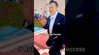 5 Rules To Get Success 🔥💯 Billionaire Motivation Elon Musk sigmarule motivation success shorts [upl. by Naujyt296]