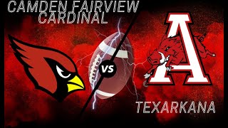 Camden Fairview Varsity Football Vs Texarkana Homecoming [upl. by Roach]