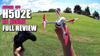 HUBSAN H502E X4 DESIRE Full Review  UnBox Inspection Setup Flight Test Pros amp Cons [upl. by Hurless309]