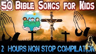 50 Bible Songs for Kids 15 Hour Non Stop CompilationsChristians Sunday School Songs Zippy Kidsie [upl. by Abramo]