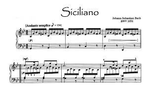 J S Bach  Siciliano BWV 1031 [upl. by Marjie462]