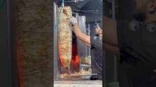 It is professional and art making best arabic shawarma in uaeshwarma uae food streetfood views [upl. by Natanhoj]