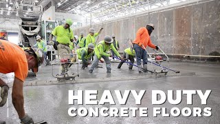 EUCOFLOOR 404 Heavy Duty Floor Topping  NYC Sanitation Waste Transfer Station Floor Overhaul [upl. by Lyrehc456]