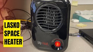 Lasko Heating Space Heater Review  MyHeat 200Watt Personal Ceramic Space Heater [upl. by Bettine]