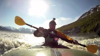 Surfing Turnagain Bore Tide with an Alpacka Packraft [upl. by Nylasej229]