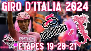 GIRO DITALIA 2024 sur Tour de France 2023  FIN Etapes 192021 [upl. by Nidnal]