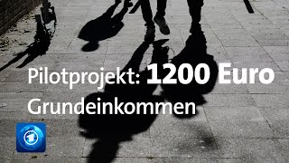 Pilotprojekt gestartet 1200 Euro bedingungsloses Grundeinkommen [upl. by Irac720]