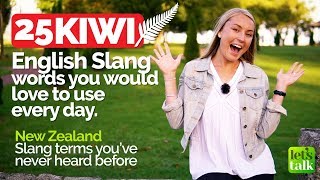 25 KIWI English Slang words  Speak English like a Native Speaker  English Vocabulary Lesson [upl. by Nyre]