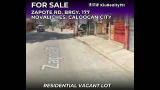 FOR SALE  Zapote Rd Brgy 177 Novaliches Caloocan City Residential Vacant Lot 13843 sqm [upl. by Laamak]