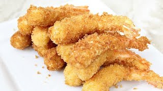 BREADED SHRIMP  PANKO FRIED SHRIMP [upl. by Zaremski670]