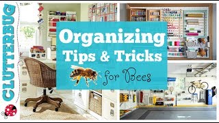 Organizing Tips and Tricks for Bees  ClutterBug Organizing [upl. by Obmar]