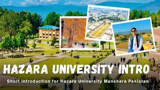 Hazara University Mansehra Reviews Rankings amp Short Introduction  Faisal Nouroz [upl. by Eelah]