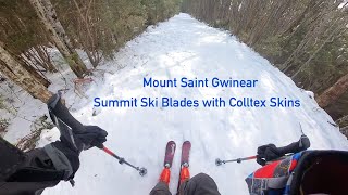 Summit Ski Blade with Colltex Skins test  Mount Saint Gwinear [upl. by Levi765]