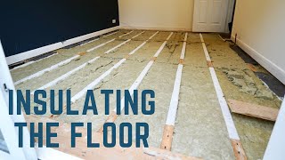 Insulating A Suspended Timber Floor [upl. by Hardigg]