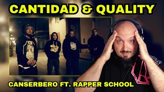 quotCantidad amp Qualityquot  Rapper School Ft Canserbero  BATERISTA REACCIONA  Nacho Lahuerta [upl. by Argyres]