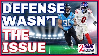 Giants Defense Did Their Job vs Panthers – Why Blaming Them Misses the Point [upl. by Ariem]