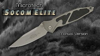 Microtech Socom Elite Manual Revisiting a Classic EDC Battle Blade in a New Finish [upl. by Suiremed]