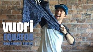 Vuori Equator Boardshort  Product Review [upl. by Aiem]