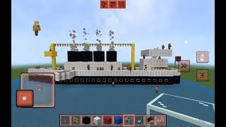 Minecraft Lusitania Hits By An Torpedo [upl. by Arehahs448]