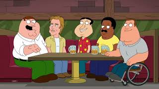 Family Guy The gang meets Brad Pitt [upl. by Eidoc674]