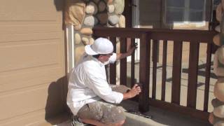 Exterior Painting Priming and Scraping Wood [upl. by Nanice]