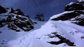 Val dIsere upandover chair lift [upl. by Patton]