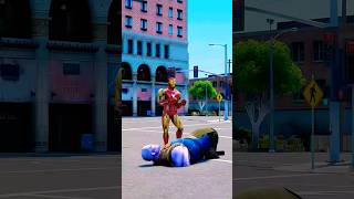 Funny Avenger Cartoon Iron man Fight Thanos shorts cartoon [upl. by Tiat]