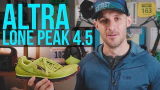 Altra Lone Peak 45 Review  My Favorite Trail Running Shoes [upl. by Alur]