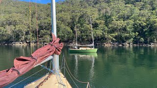 Norwalk Islands Sharpies sailing on Cowan Creek [upl. by Virg764]