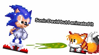 Sonic David but I animated it [upl. by Tilford917]