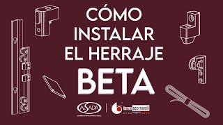 Instalación herraje Beta® para puertas corredizas verticales en muebles [upl. by Inus]