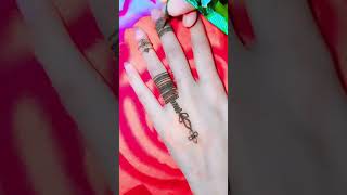 Fingers mehndi design simple design short viralshorts trending  video 👍😱 [upl. by Tristam]