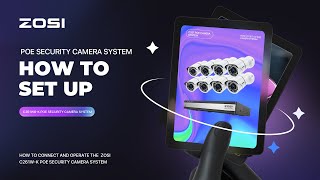 How to Connect and Operate the ZOSI C261K PoE Security Camera [upl. by Jeanna]