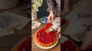 Cherry tart cake  Vişne soslu tart kek [upl. by Riggins772]