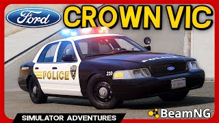 BeamNG Ford Crown Vic Mod Still The BEST 2 Years On [upl. by Naujed]