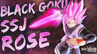 BLACK GOKU SSJ ROSÉ  GAMEPLAY FR  DRAGON BALL XENOVERSE 2 [upl. by Ricca]