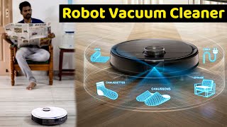 ⚡️வித்தியாசமான Cleaning Robot🤖  Ecovacs Deebot OZMO T8 Robot Vacuum Cleaner  Unboxing amp Review [upl. by Finlay]